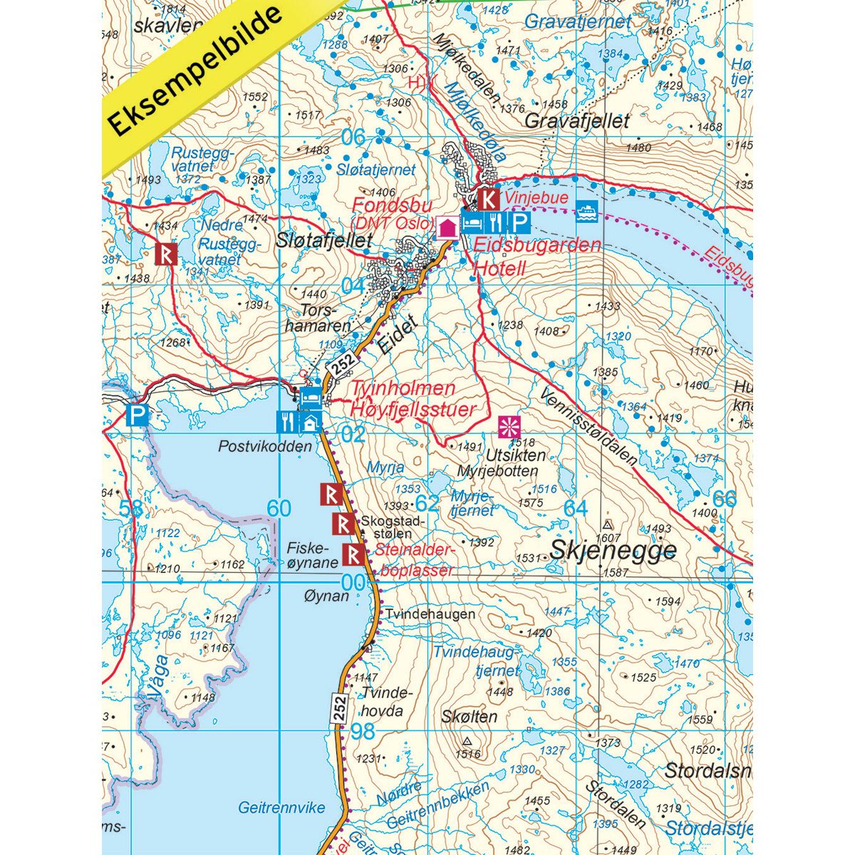 JOTUNHEIMEN 1:100 000