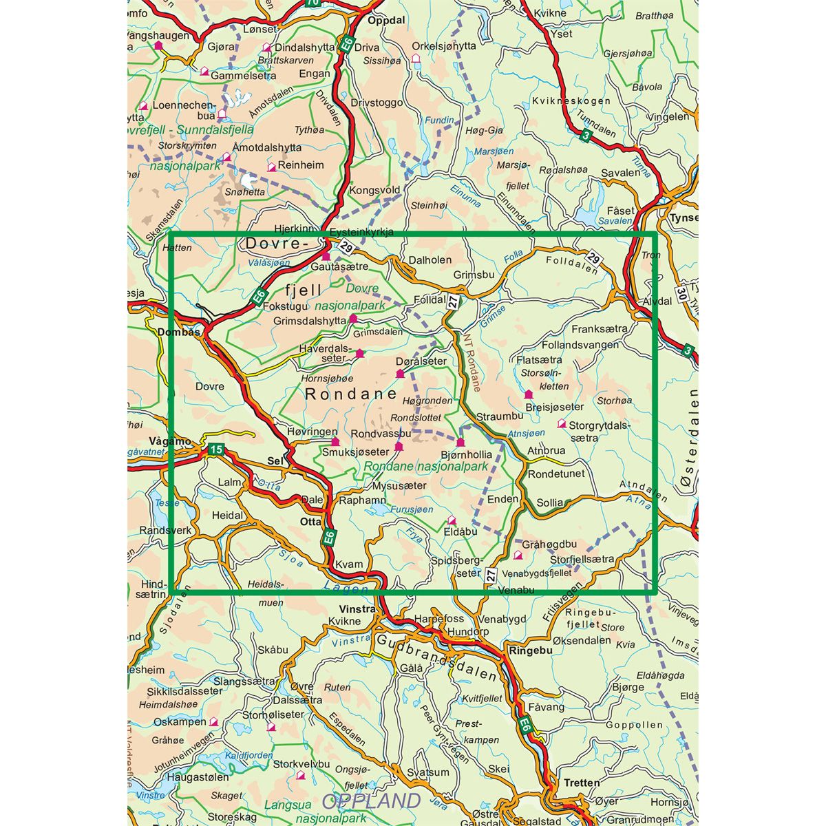 RONDANE 1:100 000