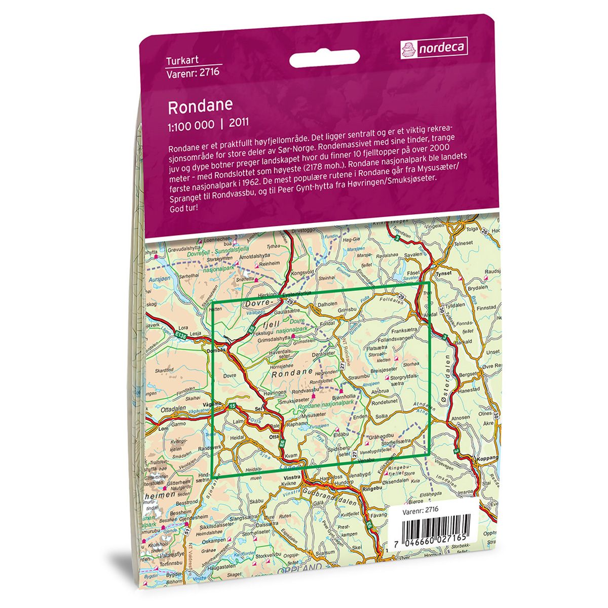 RONDANE 1:100 000
