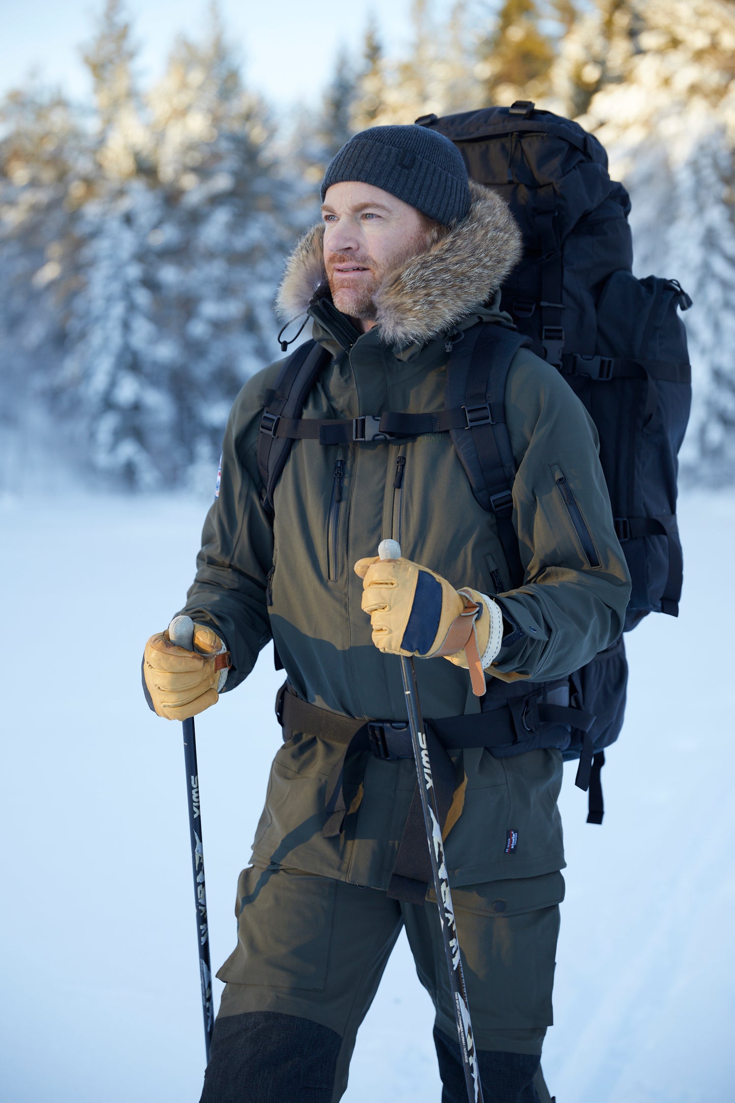 Brynje, Expedition Jacket 2.0 M's, Charcoal green med coyote 5x65