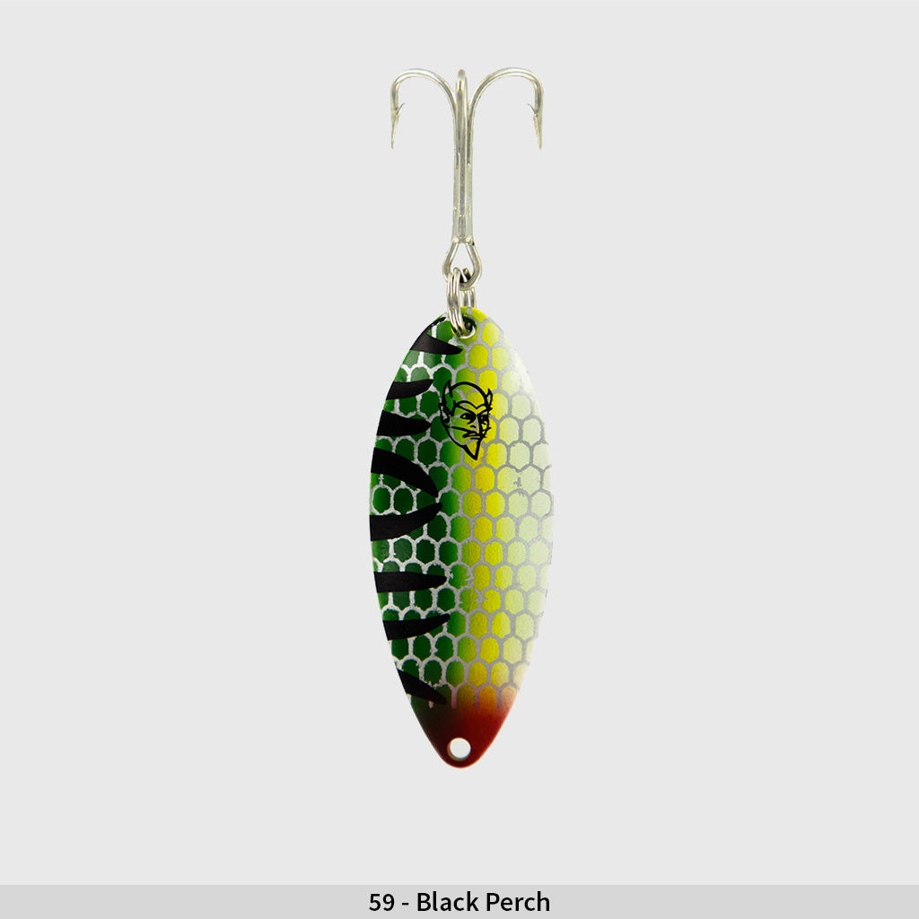 Devle Dog, Black Perch/Brass Back