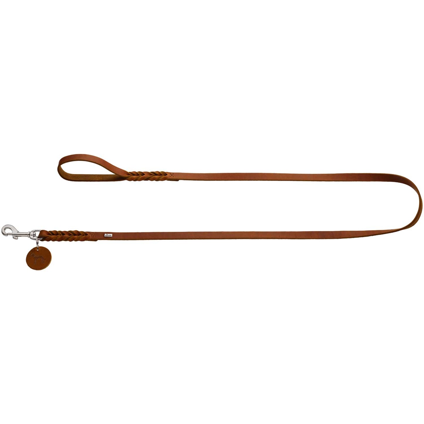 Hunter, Skinnkobbel "Solid Education" Brun 16mmx200cm
