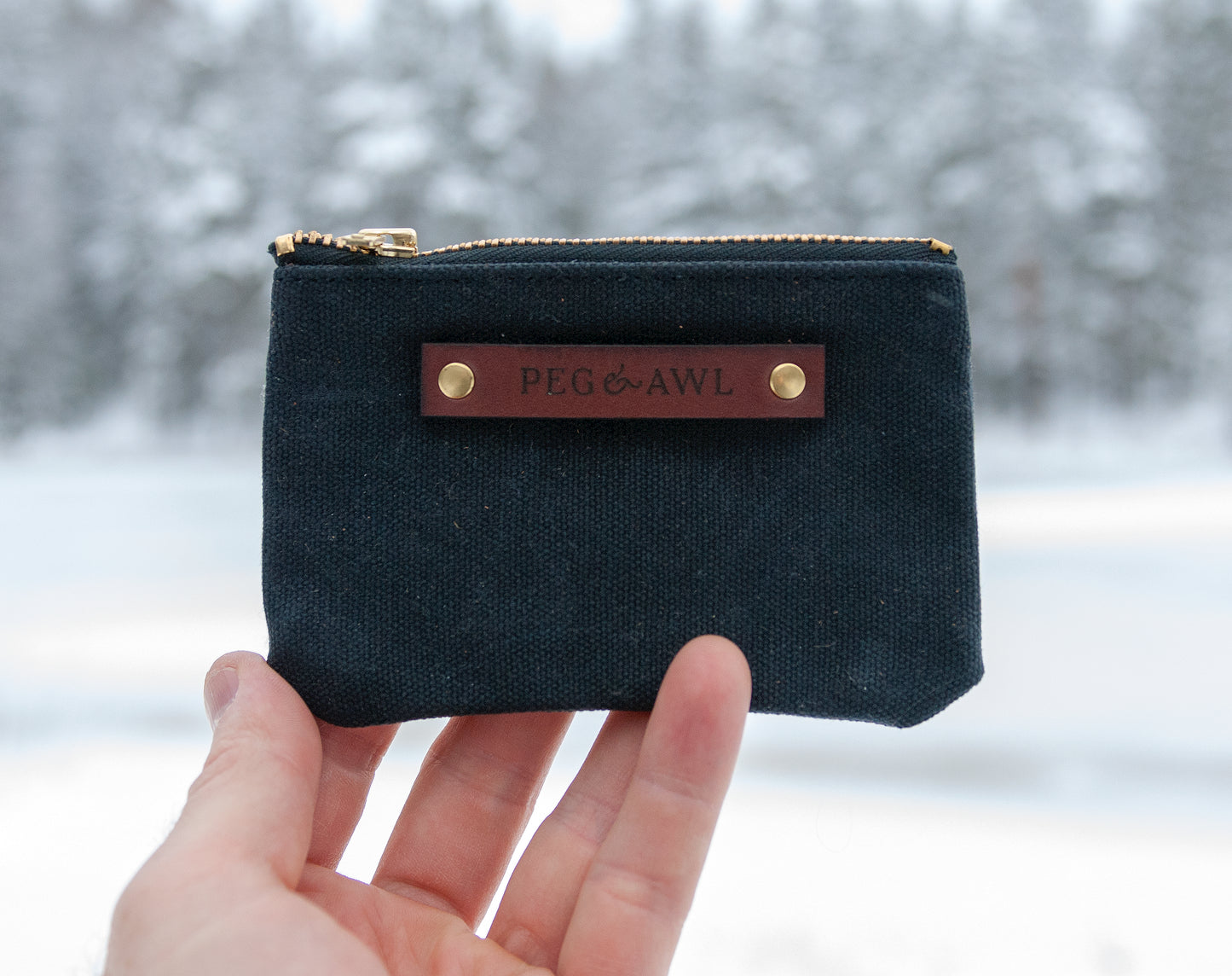 Peg and Awl, No. 1: The Spender Pouch, Coal