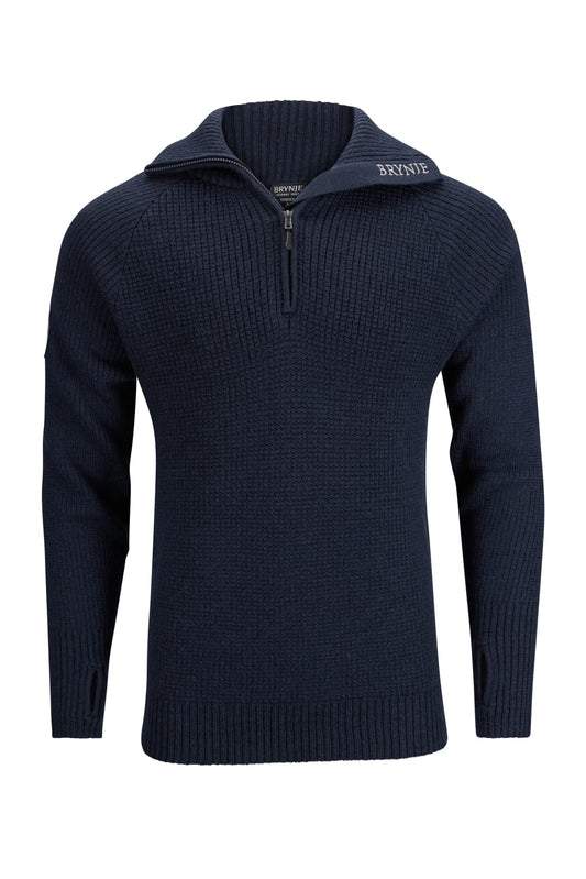 Brynje, Classic Wool Sweater Navy