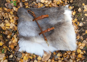 Reinskinn og stropp til hundebelte